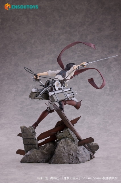 進撃の巨人「ミカサ・アッカーマン 特典版」のフィギュア画像