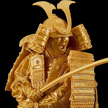 「PLAMAX 1/12 鎌倉時代の鎧武者 黄金の装 Gold color edition」のフィギュア