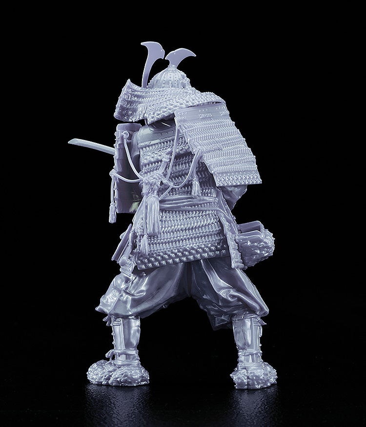 「PLAMAX 1/12 鎌倉時代の鎧武者 白銀の装 Silver color edition」のフィギュア画像