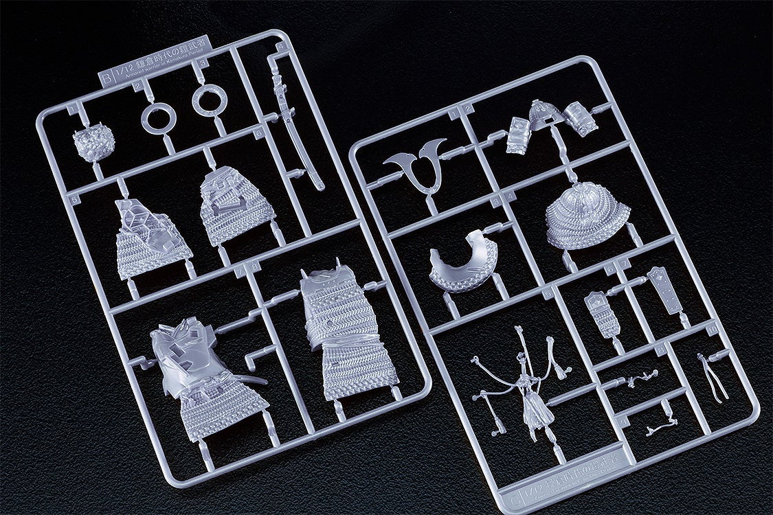 「PLAMAX 1/12 鎌倉時代の鎧武者 白銀の装 Silver color edition」のフィギュア画像