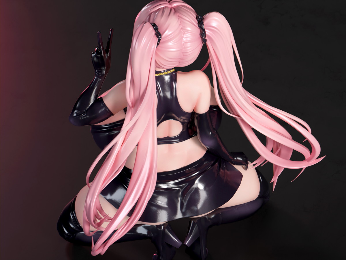 Bfull FOTS JAPANSオリジナル「爆乳ラバードレス インカローズ」のフィギュア画像