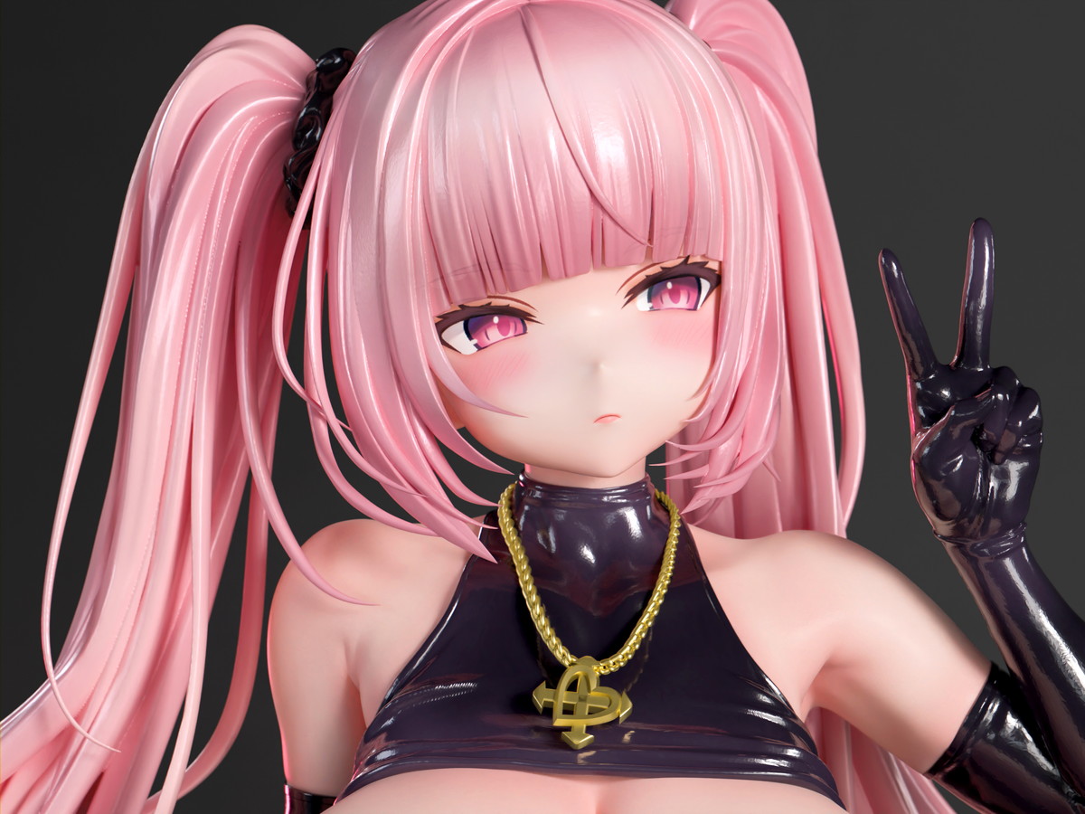 Bfull FOTS JAPANSオリジナル「爆乳ラバードレス インカローズ」のフィギュア画像