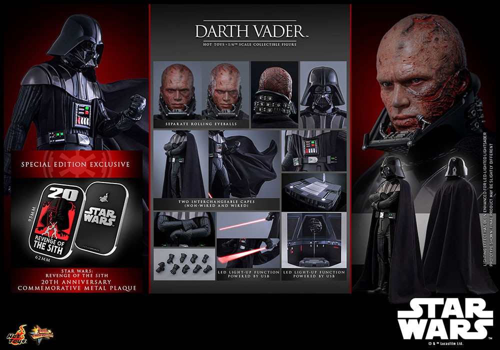 スター・ウォーズ エピソード3/シスの復讐「ダース・ベイダー」のフィギュア画像