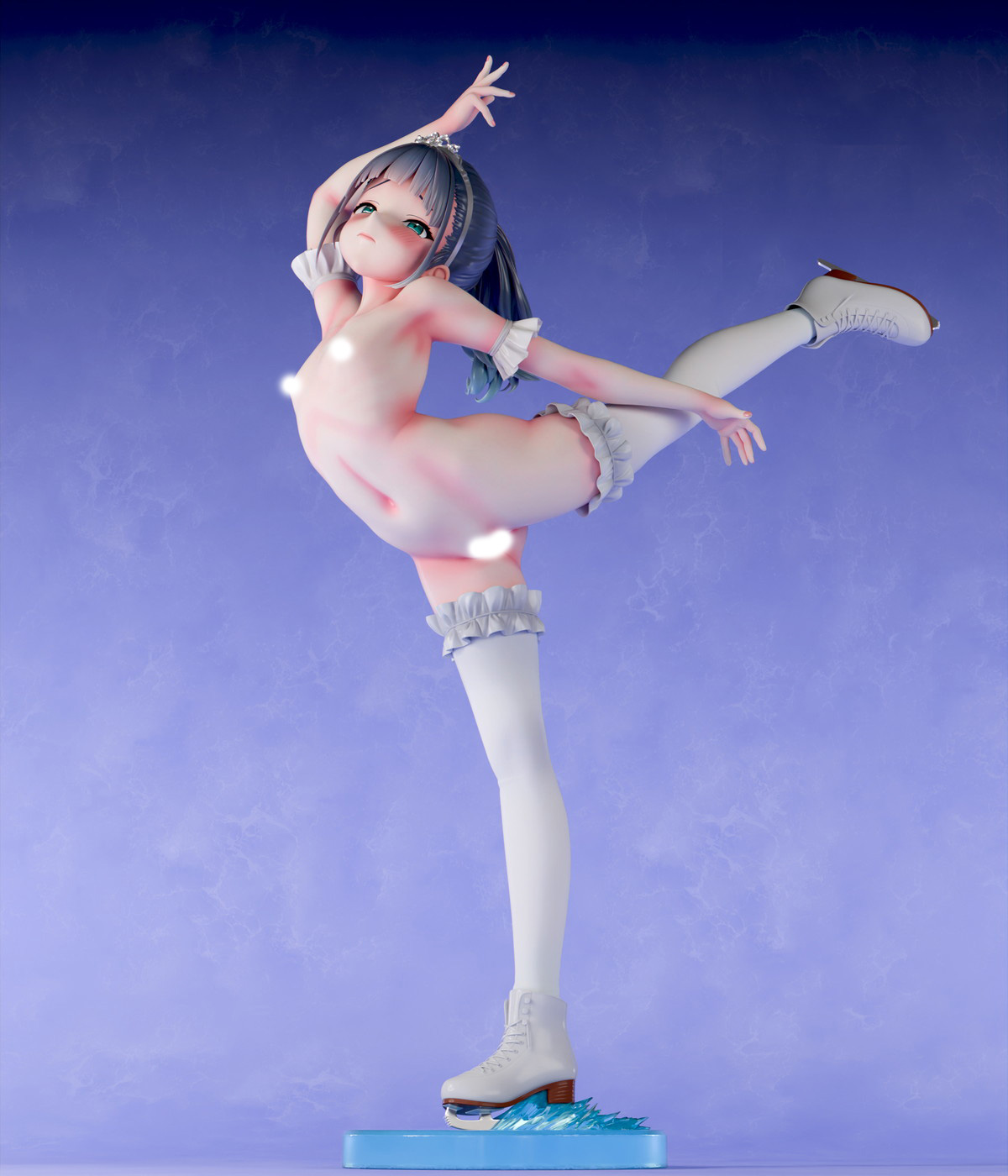 インサイトオリジナル「肉感少女 氷上のプリンセス 澄氷 世那 脱衣ver.」のフィギュア画像