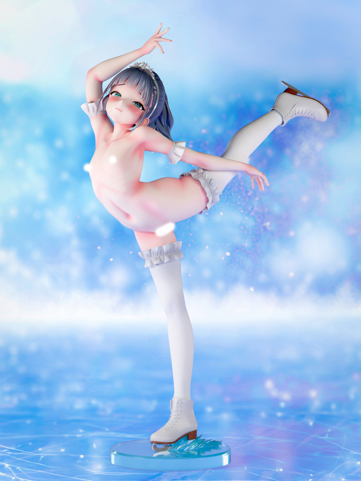 インサイトオリジナル「肉感少女 氷上のプリンセス 澄氷 世那 脱衣ver.」のフィギュア画像