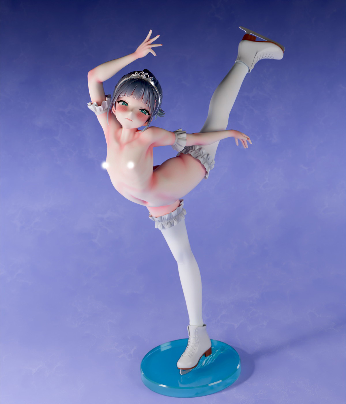インサイトオリジナル「肉感少女 氷上のプリンセス 澄氷 世那 脱衣ver.」のフィギュア画像