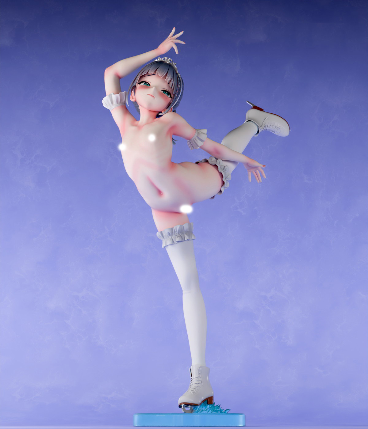 インサイトオリジナル「肉感少女 氷上のプリンセス 澄氷 世那 脱衣ver.」のフィギュア画像