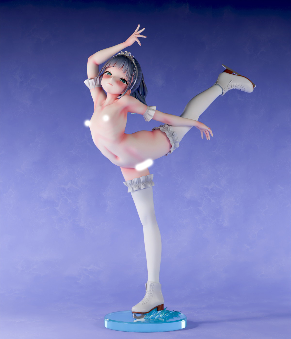 インサイトオリジナル「肉感少女 氷上のプリンセス 澄氷 世那 脱衣ver.」のフィギュア画像