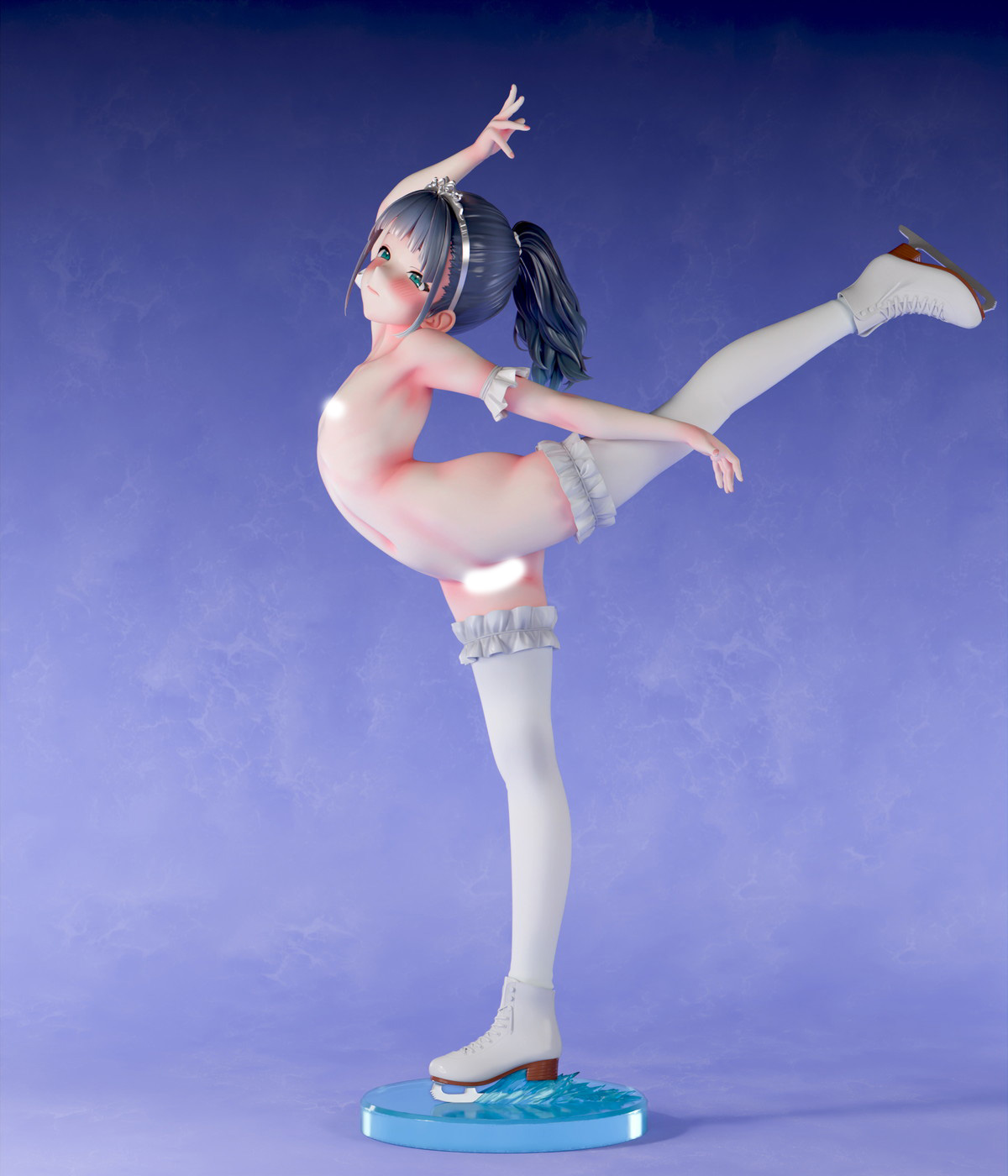 インサイトオリジナル「肉感少女 氷上のプリンセス 澄氷 世那 脱衣ver.」のフィギュア画像