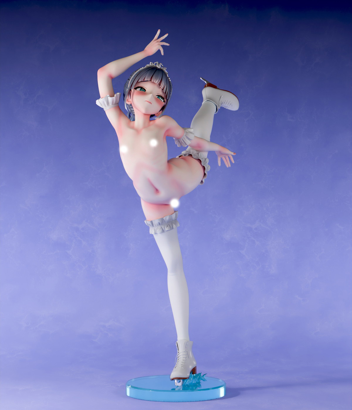 インサイトオリジナル「肉感少女 氷上のプリンセス 澄氷 世那 脱衣ver.」のフィギュア画像