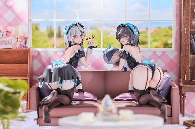 スノウブレイク:禁域降臨「チェルノ&ムルソー 見習いメイド 豪華版」のフィギュア画像