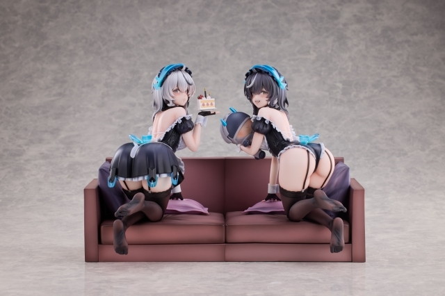 スノウブレイク:禁域降臨「チェルノ&ムルソー 見習いメイド 豪華版」のフィギュア画像