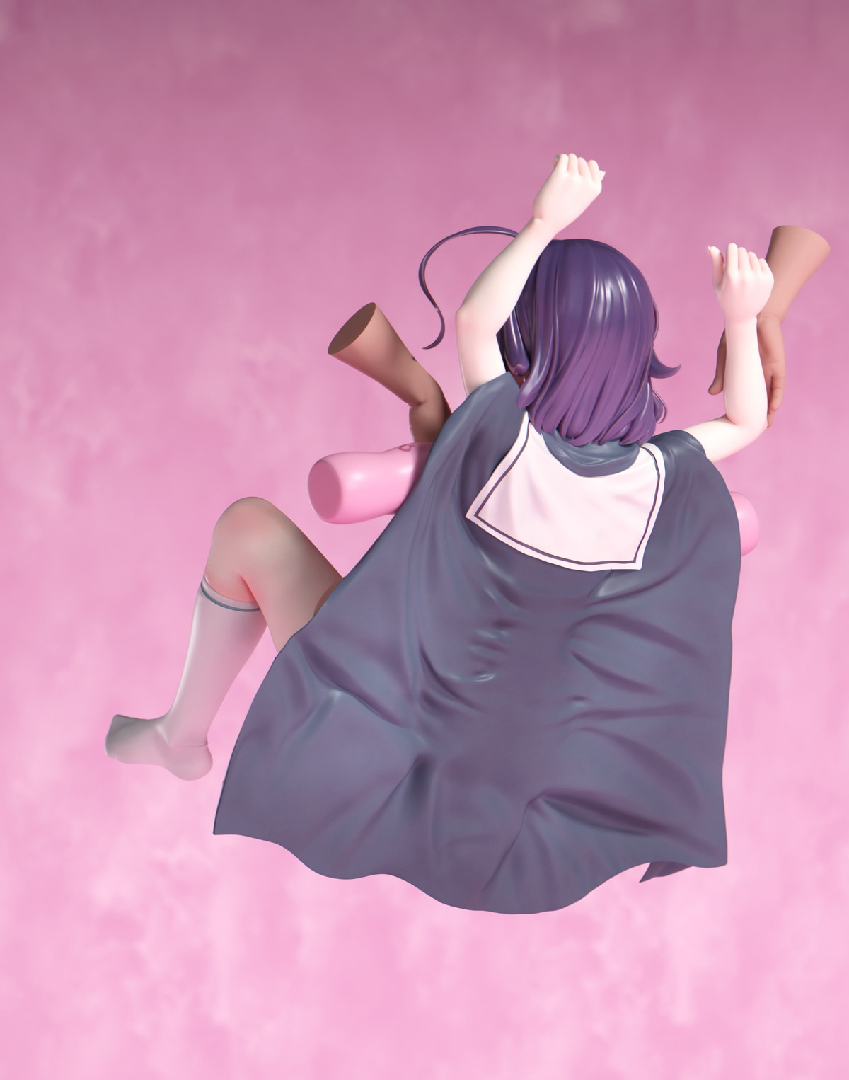 TERテア氏オリジナルイラスト「オナホうりの少女2 ルーナ・ヒヤシンス」のフィギュア画像