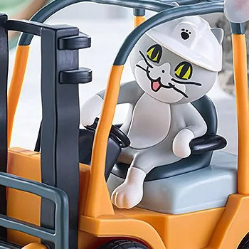 仕事猫「はしる！POP UP PARADE 仕事猫」のフィギュア