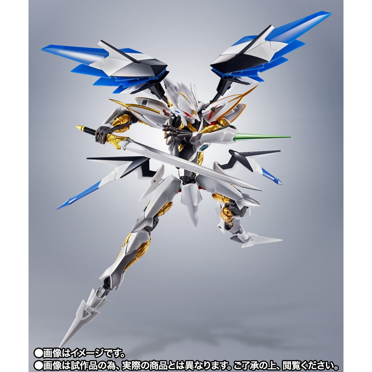 クロスアンジュ 天使と竜の輪舞「ROBOT魂 ＜SIDE RM＞ ヴィルキス （サンライズ スピリッツ）」のフィギュア画像