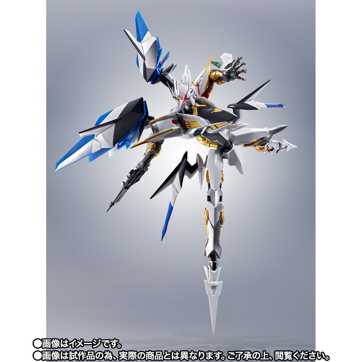 クロスアンジュ 天使と竜の輪舞「ROBOT魂 ＜SIDE RM＞ ヴィルキス （サンライズ スピリッツ）」のフィギュア画像