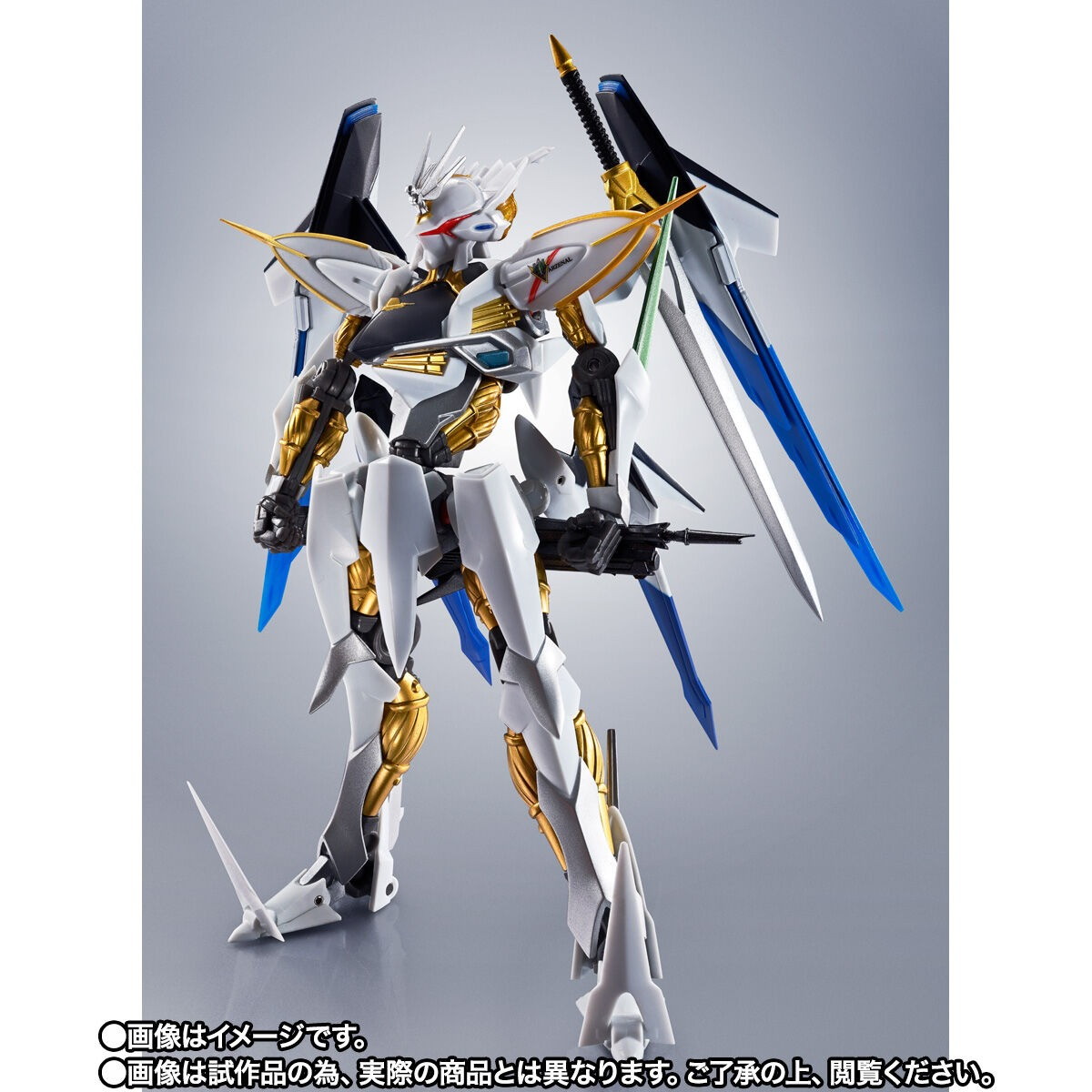 クロスアンジュ 天使と竜の輪舞「ROBOT魂 ＜SIDE RM＞ ヴィルキス （サンライズ スピリッツ）」のフィギュア画像