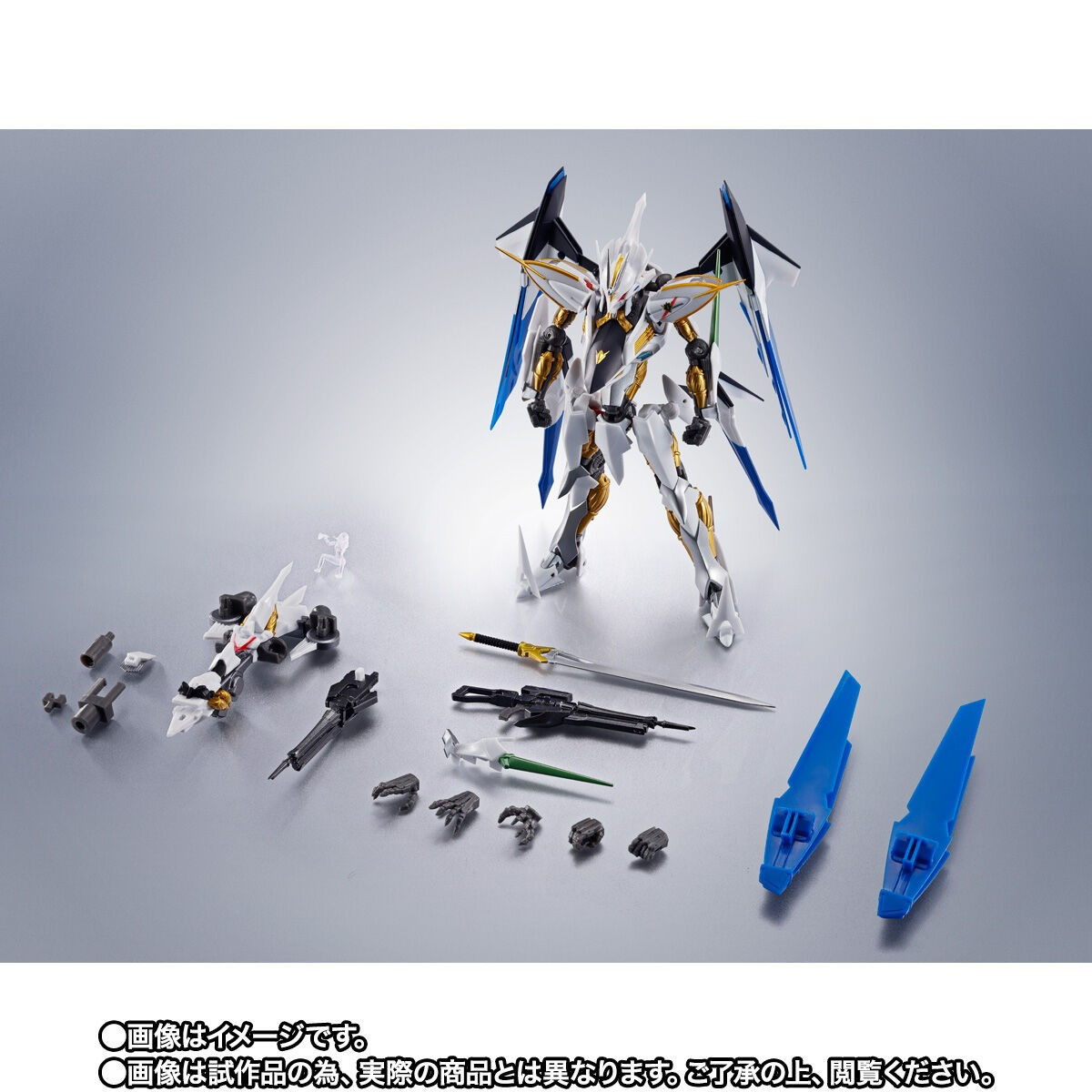 クロスアンジュ 天使と竜の輪舞「ROBOT魂 ＜SIDE RM＞ ヴィルキス （サンライズ スピリッツ）」のフィギュア画像