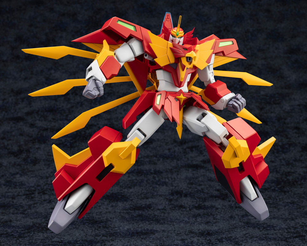 勇者聖戦バーンガーン「マッハスペリオン&ウェポンセット」のフィギュア画像