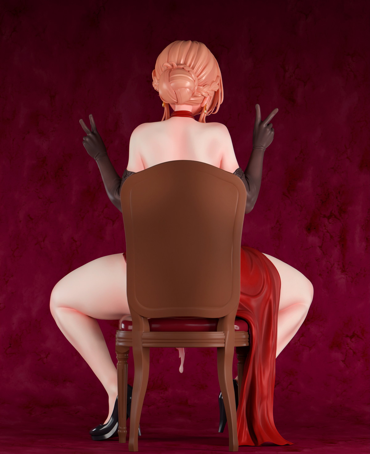 インサイトオリジナル「肉感少女 時間よ止まれ!セレブパーティで好き放題 アストリッド」のフィギュア画像