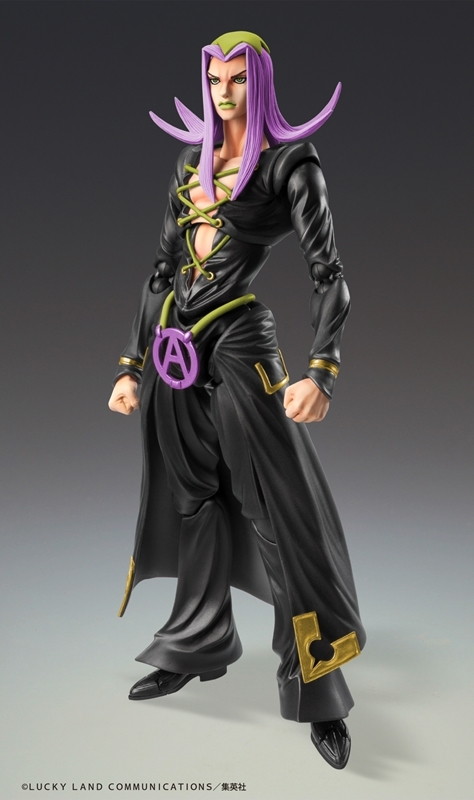 ジョジョの奇妙な冒険 黄金の風「超像可動 レオーネ・アバッキオ Ver.BLACK」のフィギュア画像
