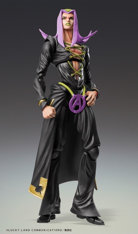 ジョジョの奇妙な冒険 黄金の風「超像可動 レオーネ・アバッキオ Ver.BLACK」のフィギュア画像
