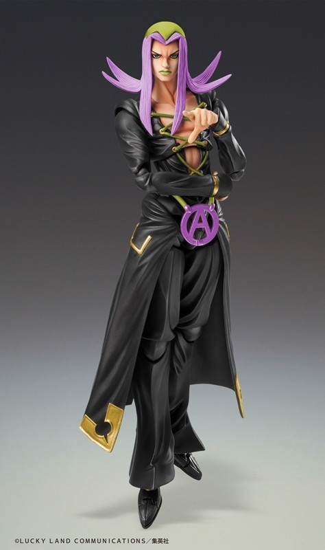 ジョジョの奇妙な冒険 黄金の風「超像可動 レオーネ・アバッキオ Ver.BLACK」のフィギュア画像