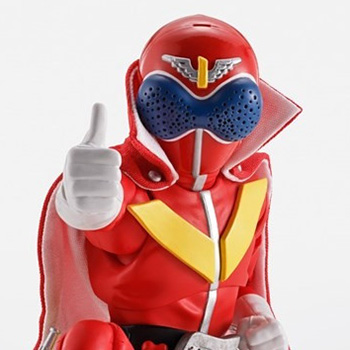 秘密戦隊ゴレンジャー「S.H.Figuarts（真骨彫製法） アカレンジャー スーパー戦隊 50th Anniversary Ver.（初回限定台座付属）」のフィギュア