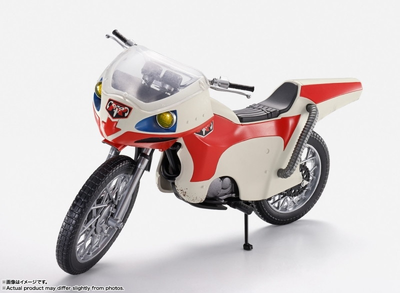 仮面ライダー「S.H.Figuarts(真骨彫製法) 新サイクロン号(仮面ライダー) 栄光の昭和ライダーエディション」のフィギュア画像