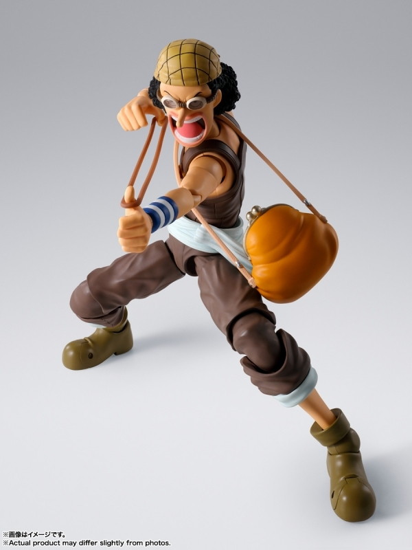 ONE PIECE「S.H.Figuarts ウソップ -冒険の夜明け-」のフィギュア画像