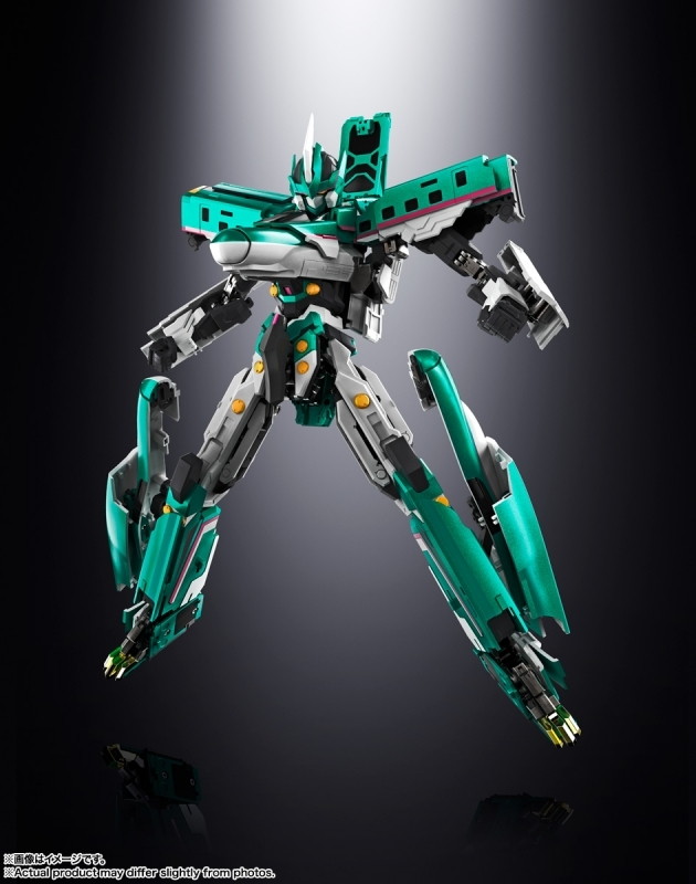 新幹線変形ロボ シンカリオン「超合金魂 GX-115 新幹線変形ロボ シンカリオン E5はやぶさ」のフィギュア画像
