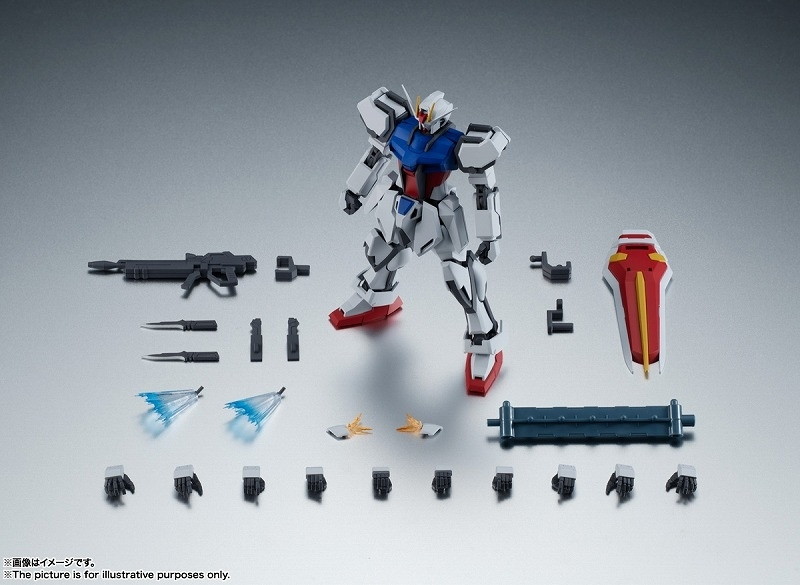 機動戦士ガンダムSEED「ROBOT魂 ＜SIDE MS＞ GAT-X105 ストライクガンダム ver. A.N.I.M.E.」のフィギュア画像