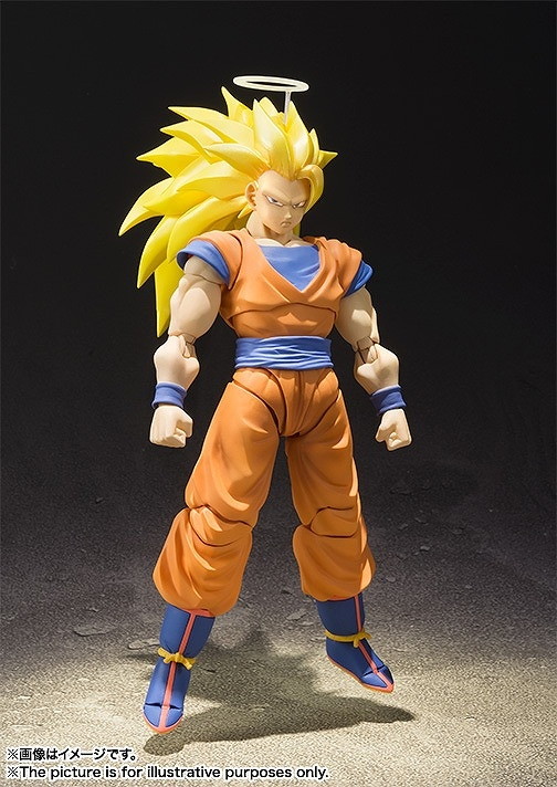 ドラゴンボールZ「S.H.Figuarts スーパーサイヤ人3孫悟空」のフィギュア画像