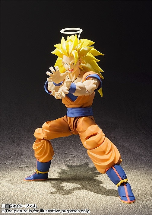 ドラゴンボールZ「S.H.Figuarts スーパーサイヤ人3孫悟空」のフィギュア画像
