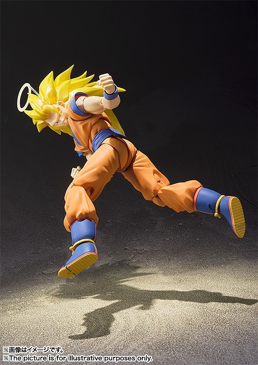 ドラゴンボールZ「S.H.Figuarts スーパーサイヤ人3孫悟空」のフィギュア画像