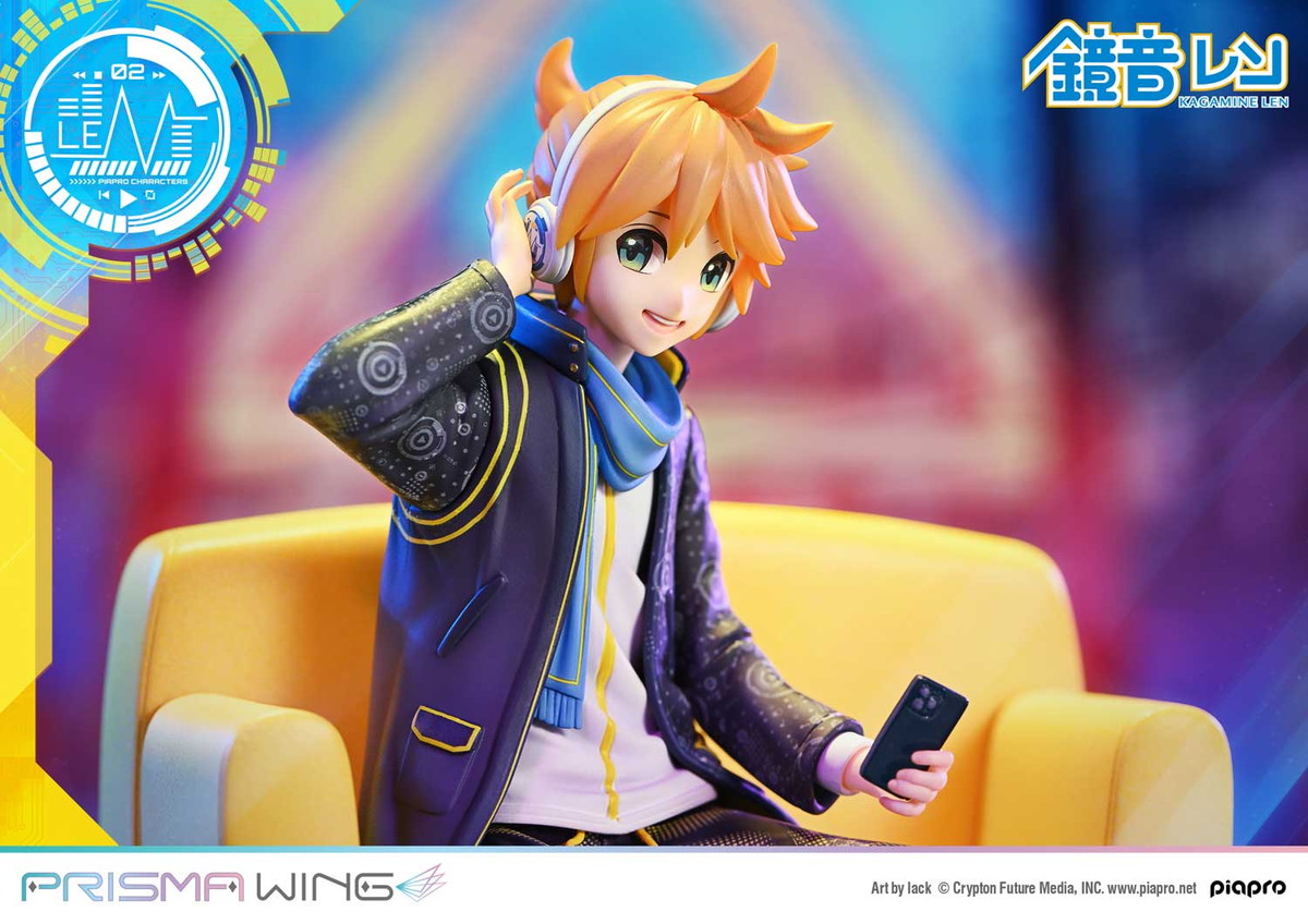 ピアプロキャラクターズ「PRISMA WING 鏡音レン “Art by lack”」のフィギュア画像
