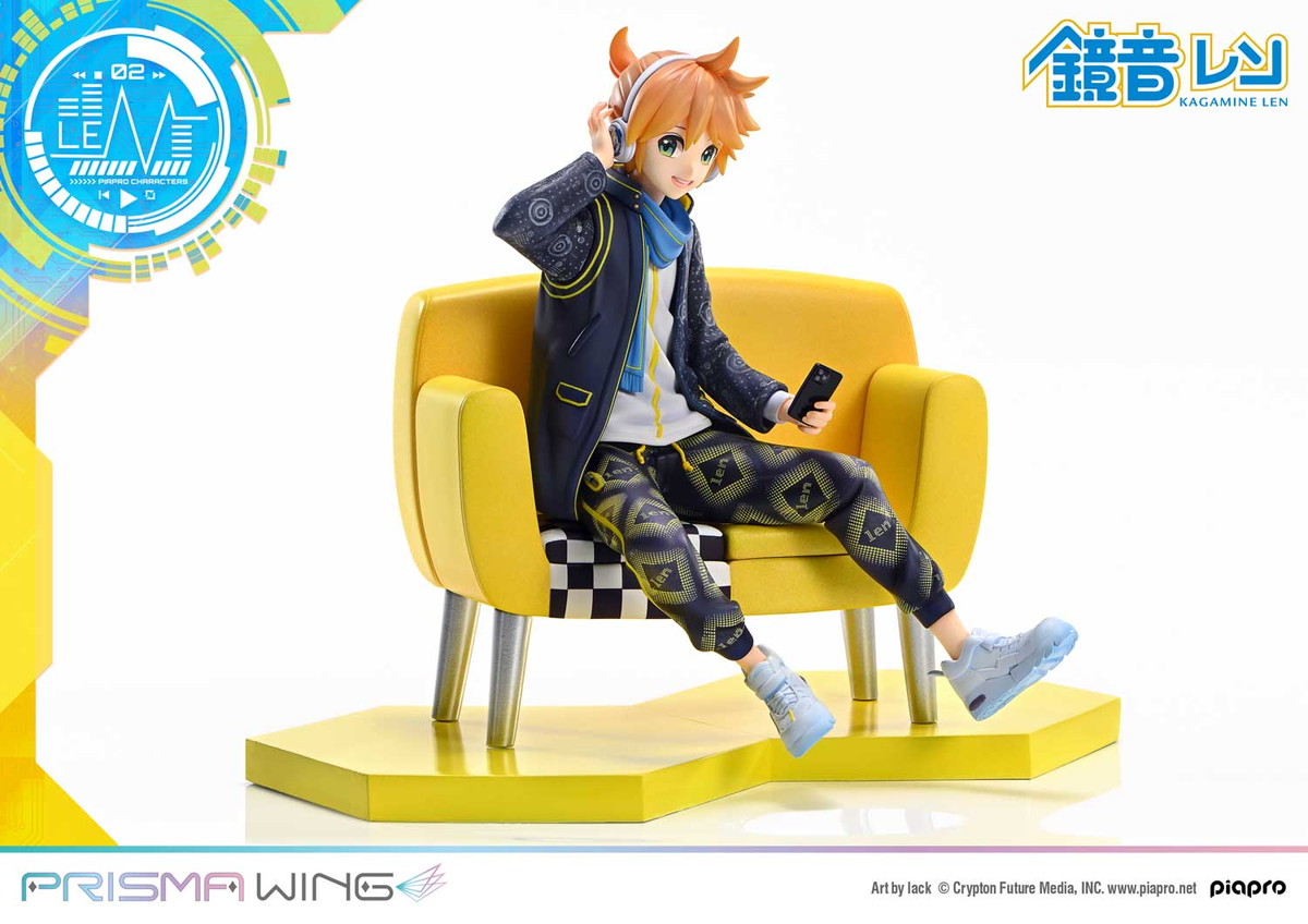 ピアプロキャラクターズ「PRISMA WING 鏡音レン “Art by lack”」のフィギュア画像