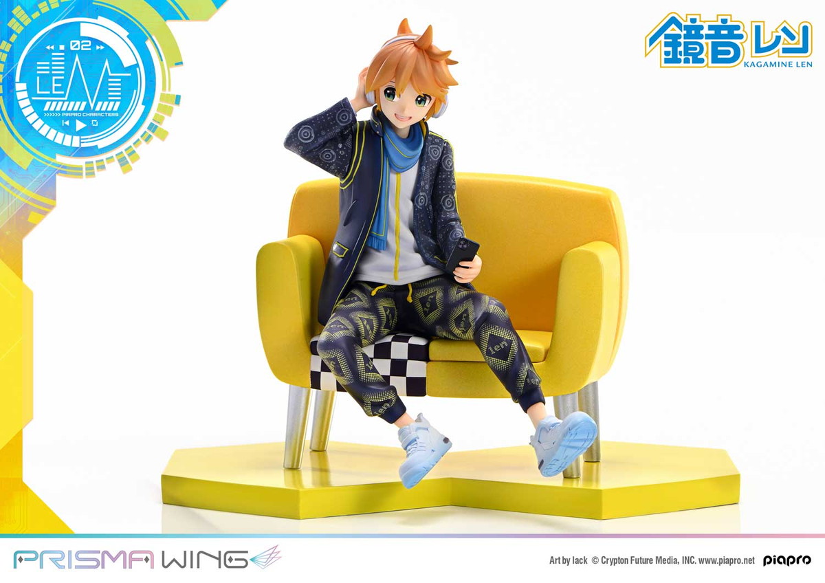 ピアプロキャラクターズ「PRISMA WING 鏡音レン “Art by lack”」のフィギュア画像