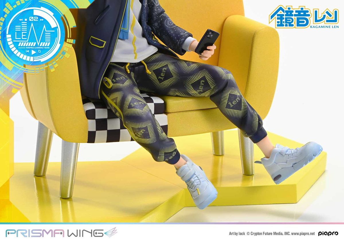 ピアプロキャラクターズ「PRISMA WING 鏡音レン “Art by lack”」のフィギュア画像