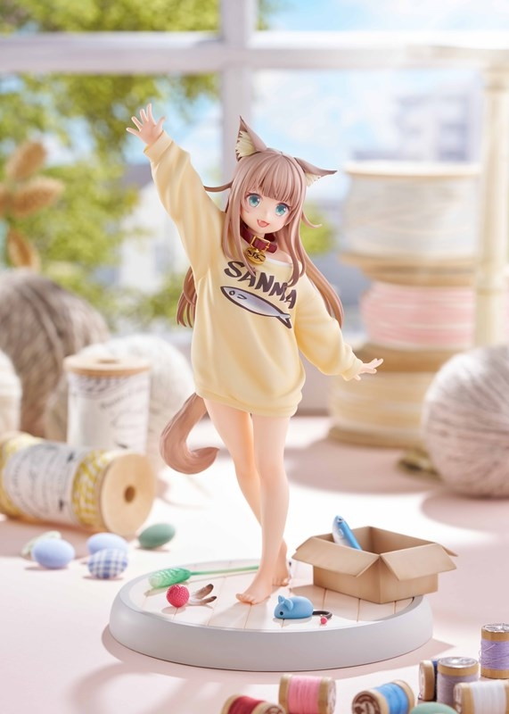 うちのねこが女の子でかわいい『「きなこ」〜あそんでVer.〜』のフィギュア画像