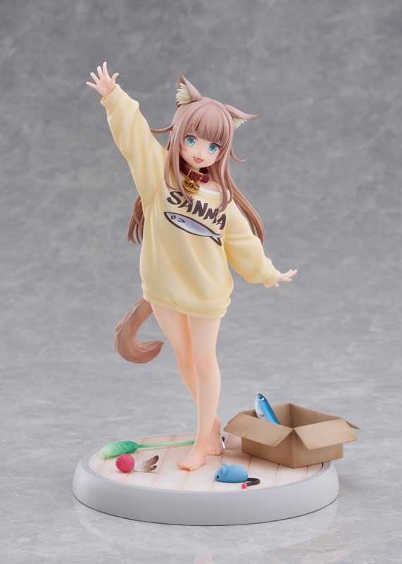 うちのねこが女の子でかわいい『「きなこ」〜あそんでVer.〜』のフィギュア画像