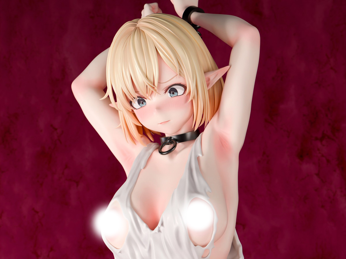 インサイトオリジナル「肉感少女 捕虜になった金髪エルフ エレノア」のフィギュア画像