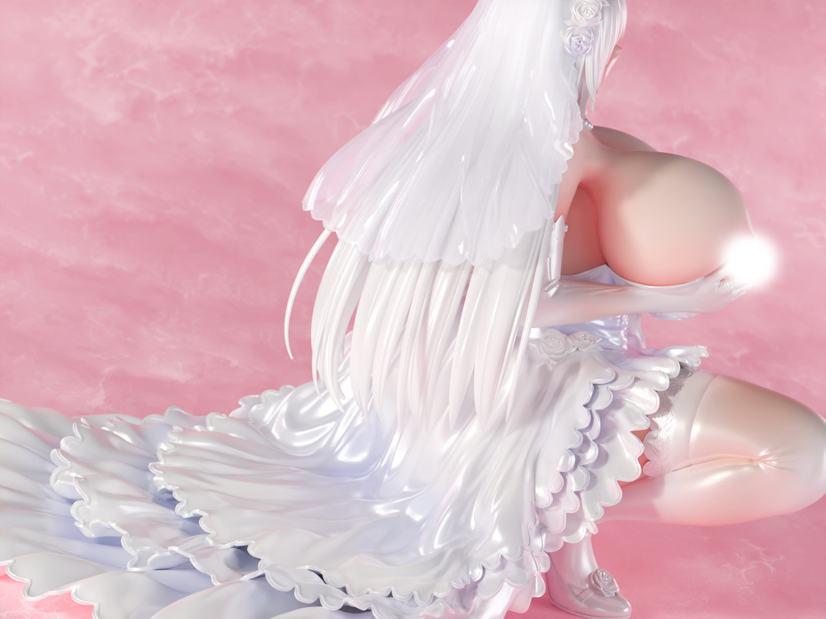 インサイトオリジナル「肉感少女 ウェディングでXXXしよう! クリスティーナ」のフィギュア画像