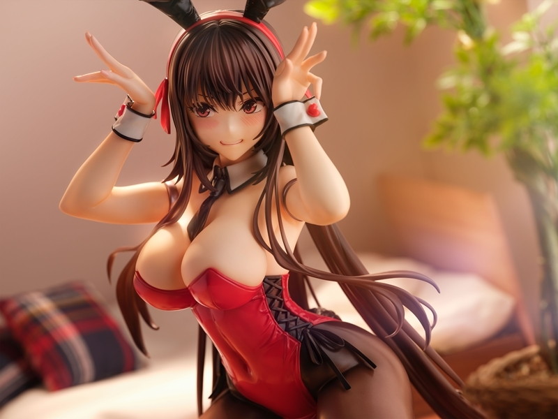 アマカノ2+「黒姫結灯 バニースーツver.」のフィギュア画像