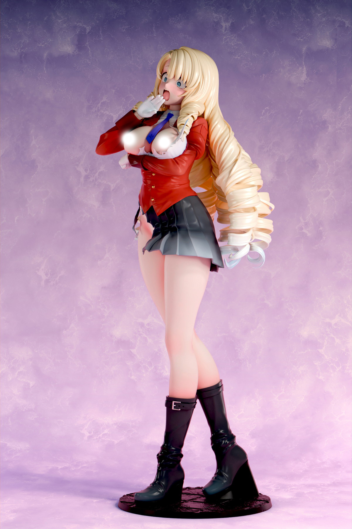 インサイトオリジナル「肉感少女 異世界アカデミアのご令嬢 エリザベート・F・ローゼンブルク 制服破裂ver.」のフィギュア画像