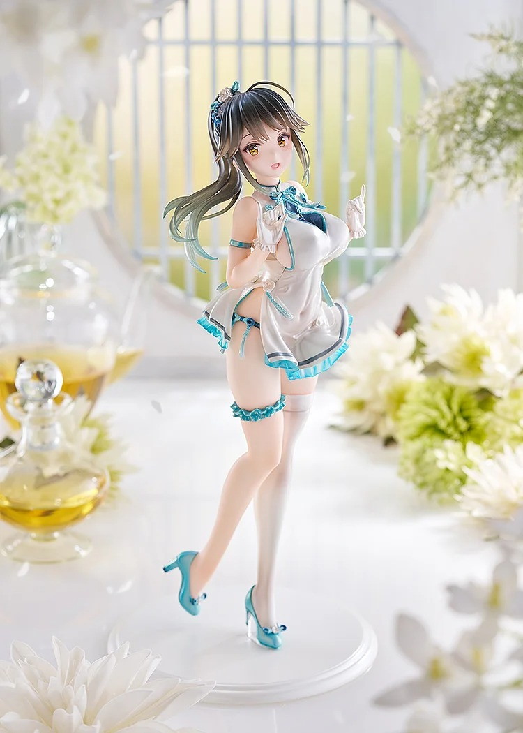 Avian Romance Pink Label「ポニーテールの女の子:チーパオ」のフィギュア画像