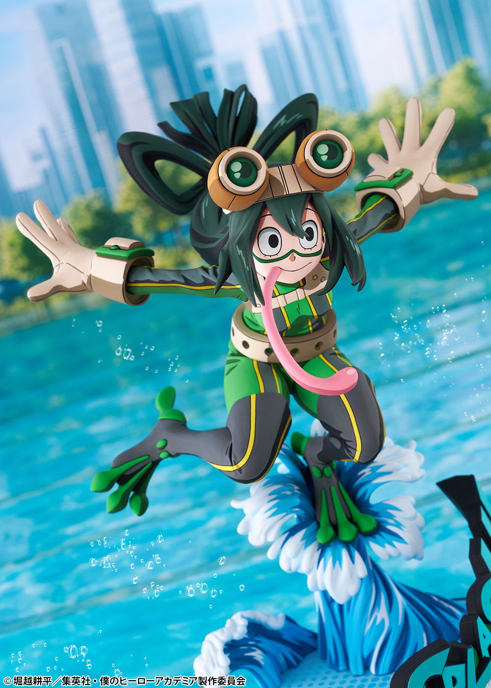 僕のヒーローアカデミア「蛙吹梅雨 ヒーロースーツ 二次元化Ver.」のフィギュア画像