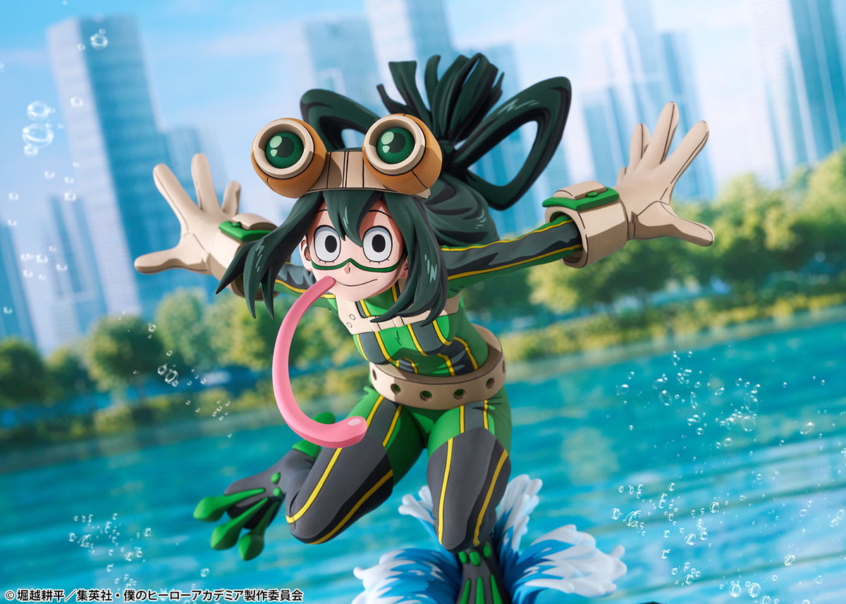 僕のヒーローアカデミア「蛙吹梅雨 ヒーロースーツ 二次元化Ver.」のフィギュア画像