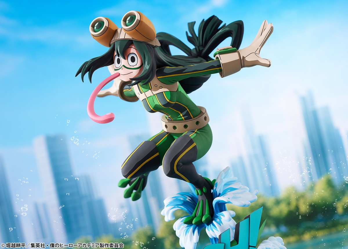 僕のヒーローアカデミア「蛙吹梅雨 ヒーロースーツ 二次元化Ver.」のフィギュア画像