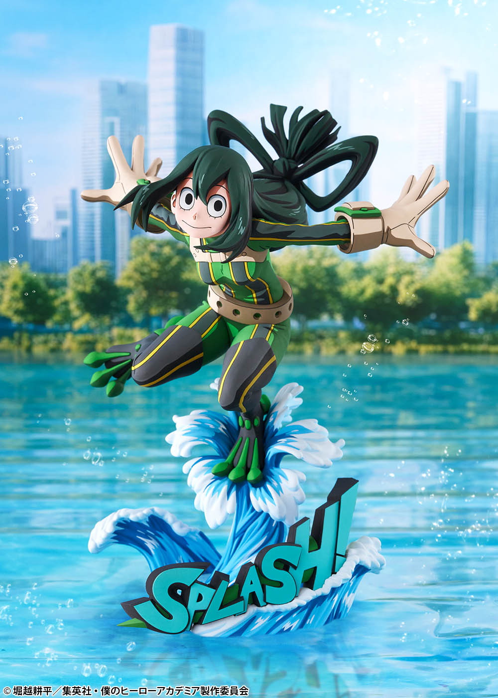 僕のヒーローアカデミア「蛙吹梅雨 ヒーロースーツ 二次元化Ver.」のフィギュア画像